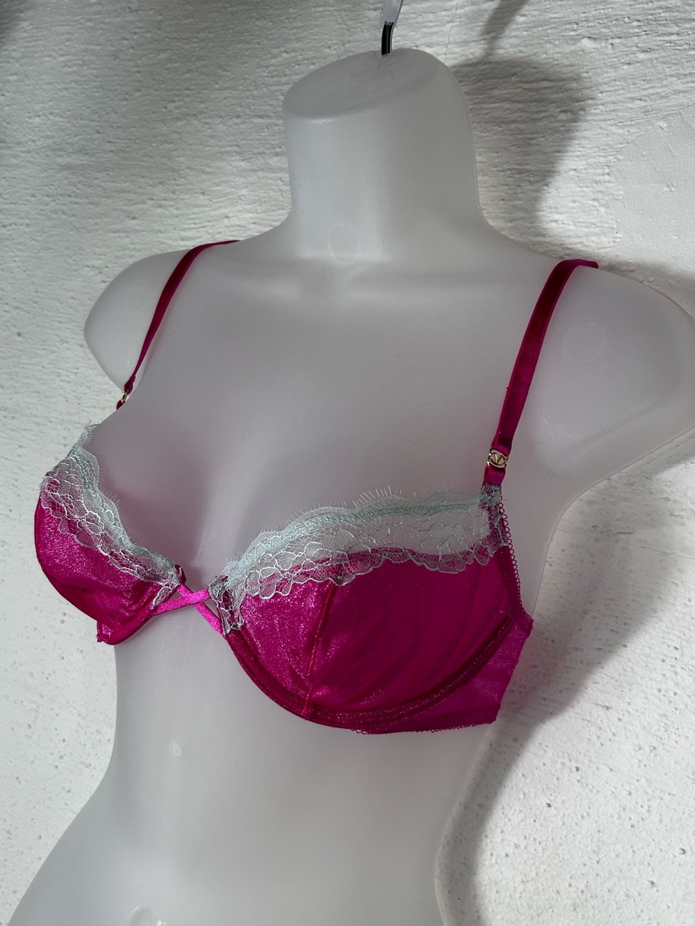 Victoria’s Secret unlined sheer shimmer bra